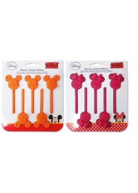 Silicone bakvorm lollie Minnie of Mickey Mouse